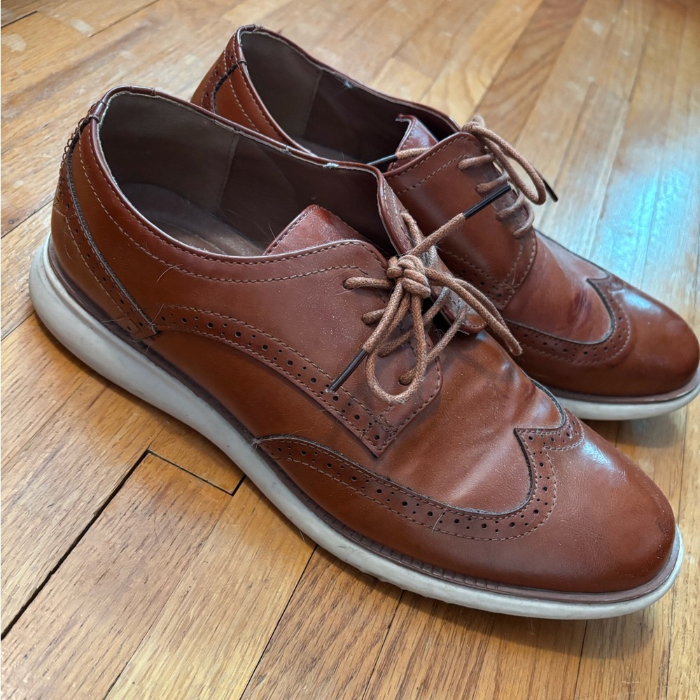 Men's Brown Leather Dress Shoes